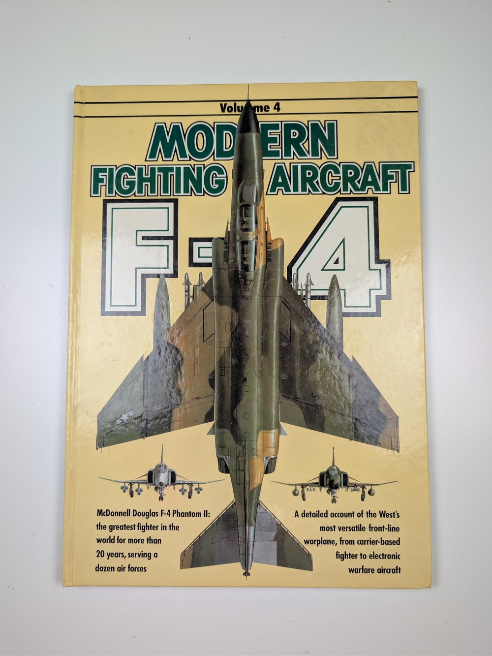 Vintage 1984 Modern Fighting Aircraft F-4 Phantom II Hardcover Book Arco Vol 4
